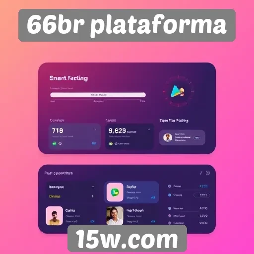 Interface do 66br plataforma é intuitiva e fácil de usar